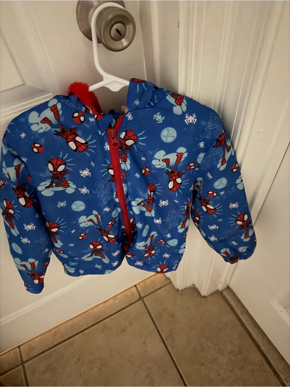 Spider-Man Blue Kids Costume Jacket - Unbranded